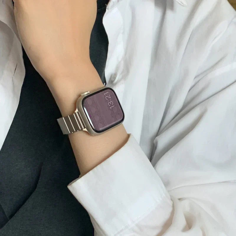 Luxury Metal Stainless Steel Strap For Apple Watch