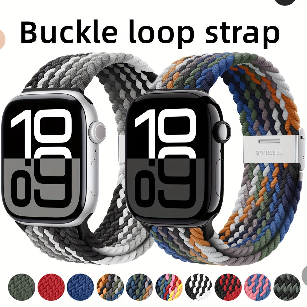 Nylon Braided Solo Loop Strap for Apple Watch -