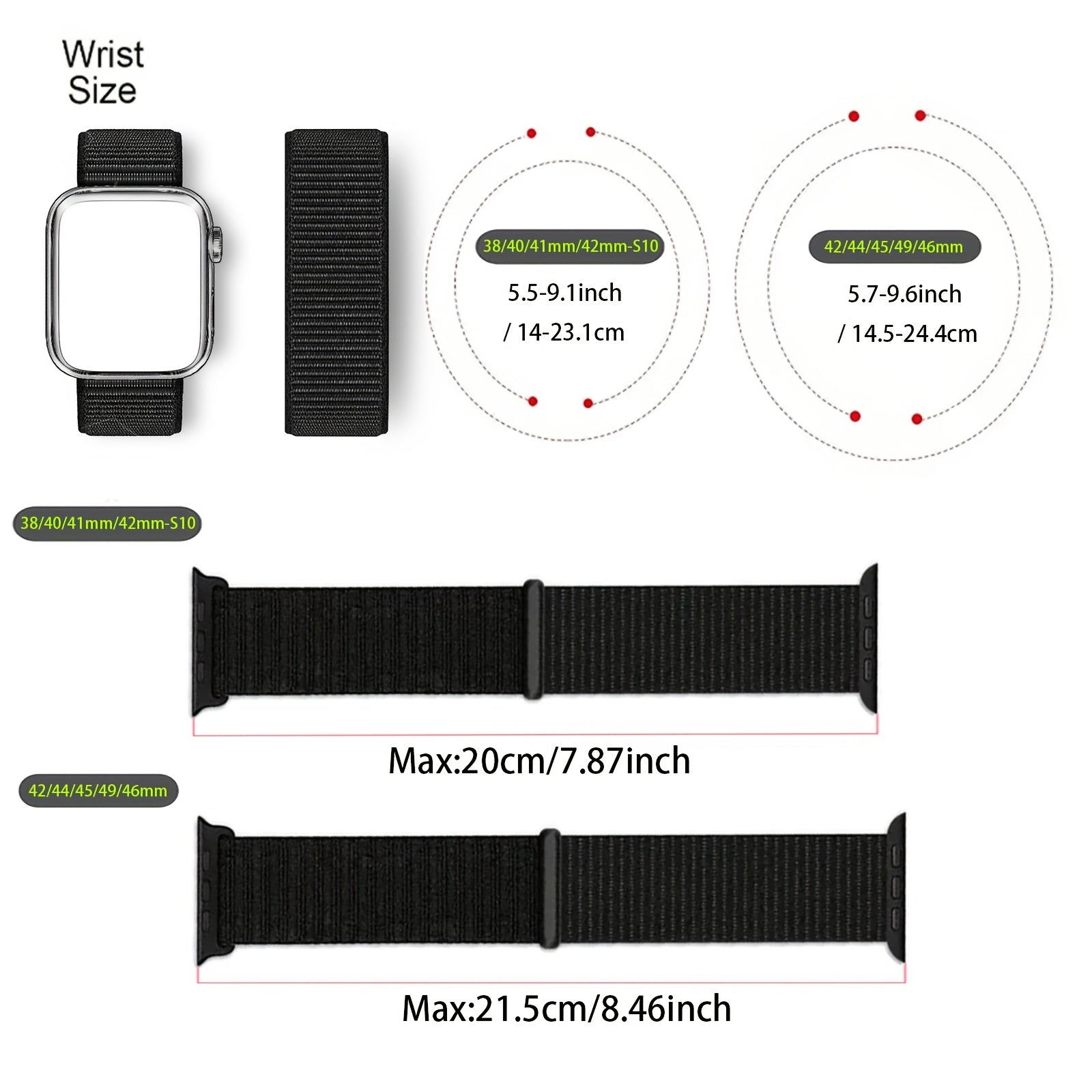 Nylon Loop Band for Apple Watch